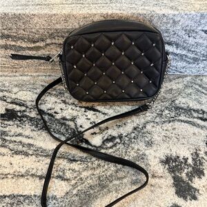 Rebecca Minkoff black studded Quilted Crossbody Bag